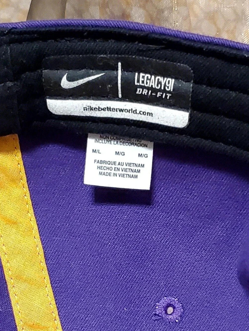 LSU Tigers Flex Fit Nike Hat